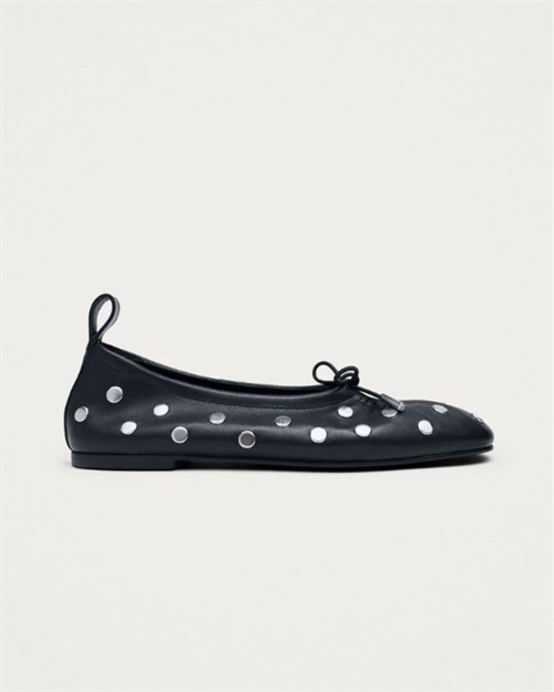 ALOHAS ROSALIND ALL STUDS BALLERINA BLACK